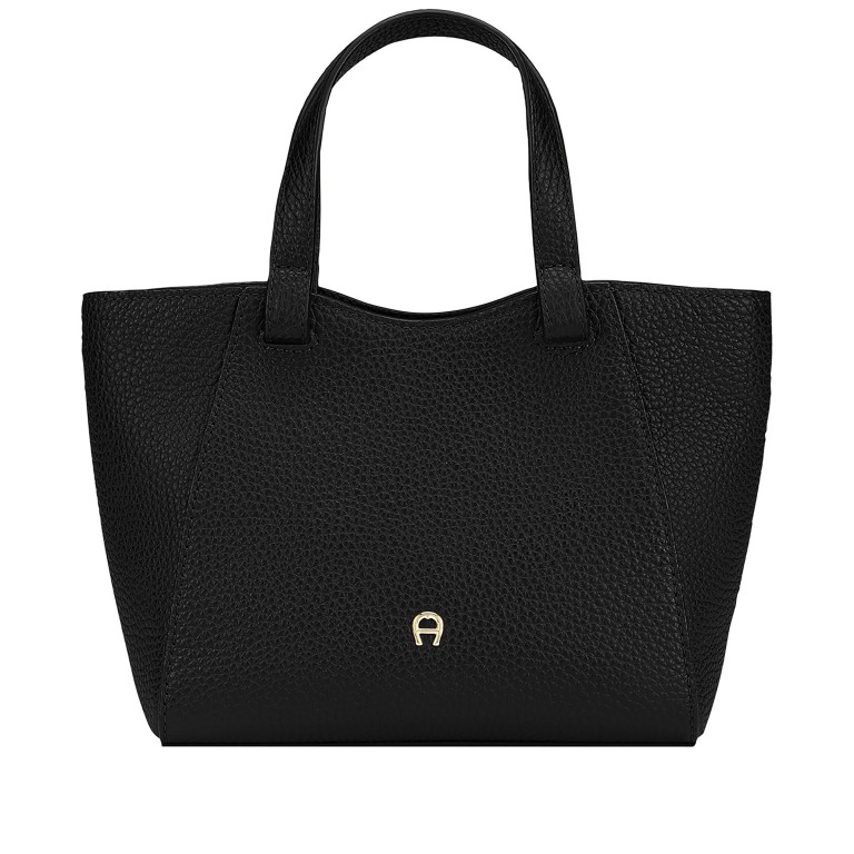 Shopper Pura S Black, Farbe: schwarz, Marke: AIGNER, EAN: 4055539682025, Abmessungen in cm: 19.5x17x10, Bild 1 von 6