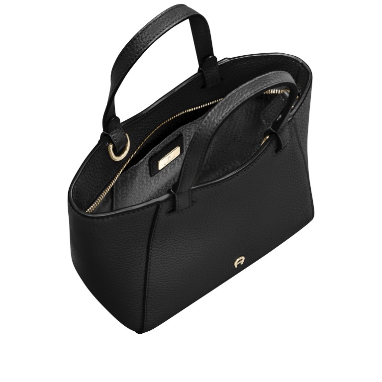 Shopper Pura S Black, Farbe: schwarz, Marke: AIGNER, EAN: 4055539682025, Abmessungen in cm: 19.5x17x10, Bild 6 von 6