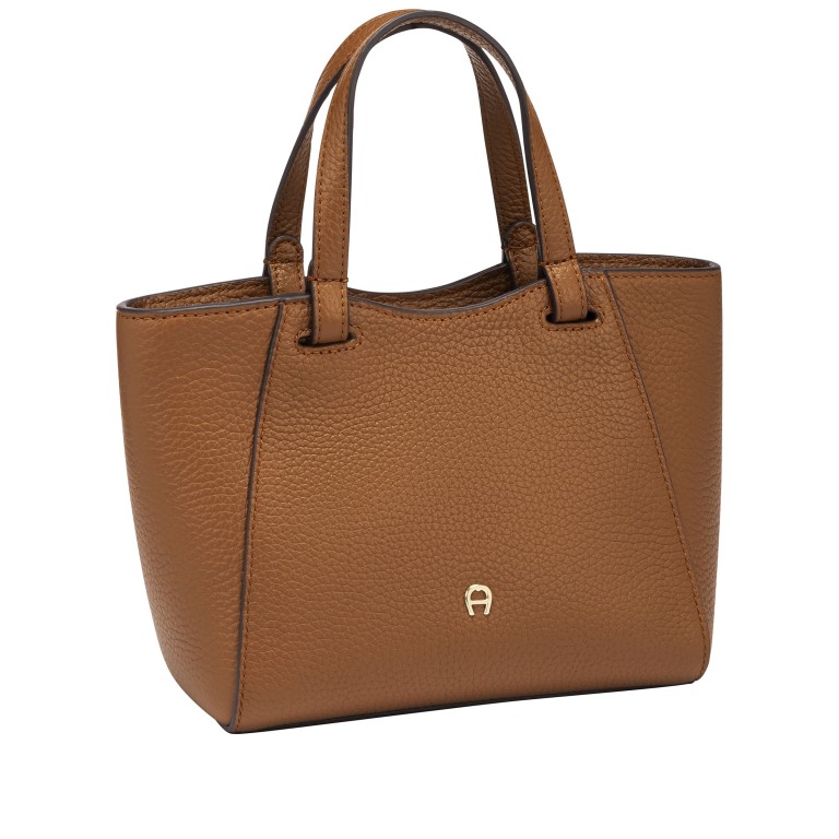 Shopper Pura S Cognac Brown, Farbe: cognac, Marke: AIGNER, EAN: 4055539682032, Abmessungen in cm: 19.5x17x10, Bild 2 von 6