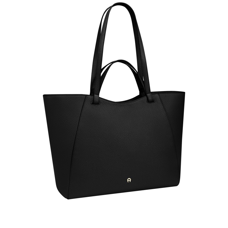 Shopper Pura L Black, Farbe: schwarz, Marke: AIGNER, EAN: 4055539682070, Abmessungen in cm: 35x30x14, Bild 3 von 5