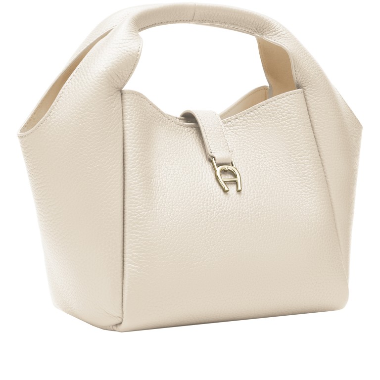Beuteltasche Zaira S Macadamia White, Farbe: weiß, Marke: AIGNER, EAN: 4055539681882, Abmessungen in cm: 20x17.5x12.5, Bild 2 von 6