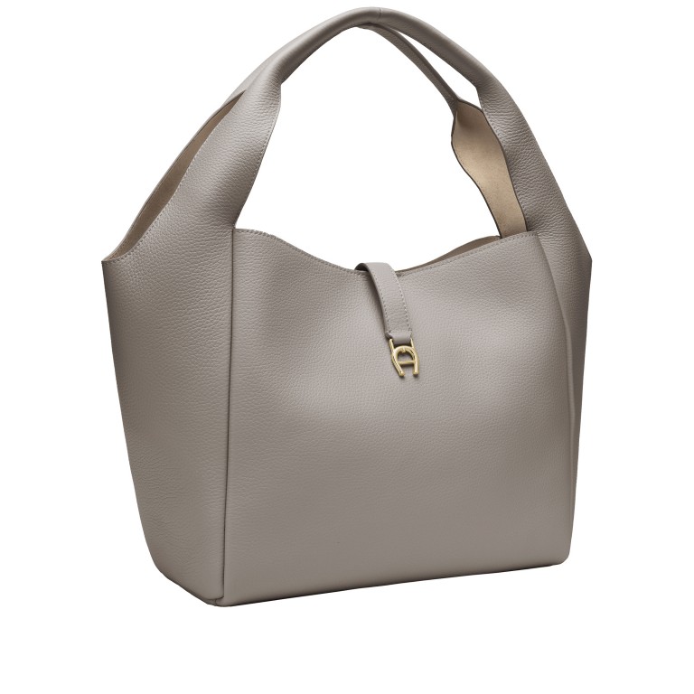Beuteltasche Zaira M Taupe, Farbe: taupe/khaki, Marke: AIGNER, EAN: 4055539681912, Abmessungen in cm: 31x26x14.5, Bild 2 von 5