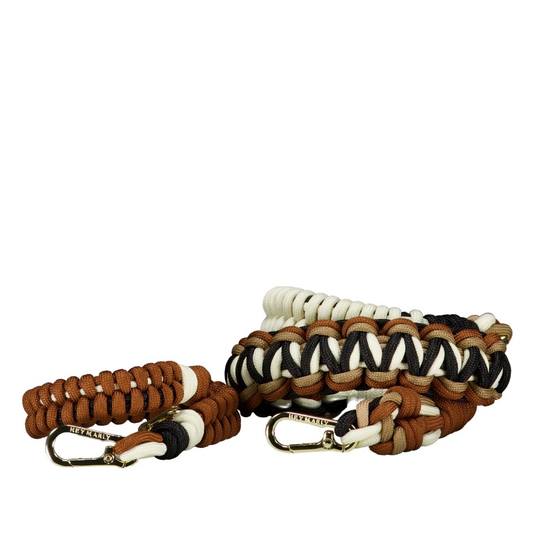 Schulterriemen Nautic Strap Set 2-teilig Crema, Farbe: beige, Marke: Hey Marly, EAN: 4262484658764, Abmessungen in cm: 2.5x70x2, Bild 2 von 5