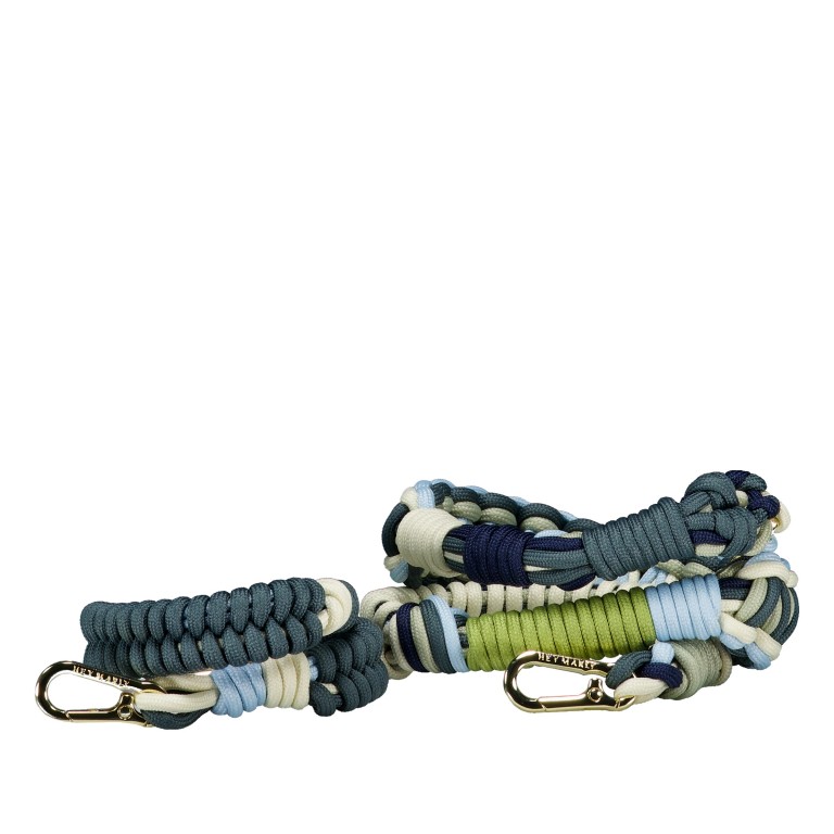 Schulterriemen Nautic Strap Set 2-teilig Teal, Farbe: grün/oliv, Marke: Hey Marly, EAN: 4262484658788, Abmessungen in cm: 2.5x70x2, Bild 2 von 5