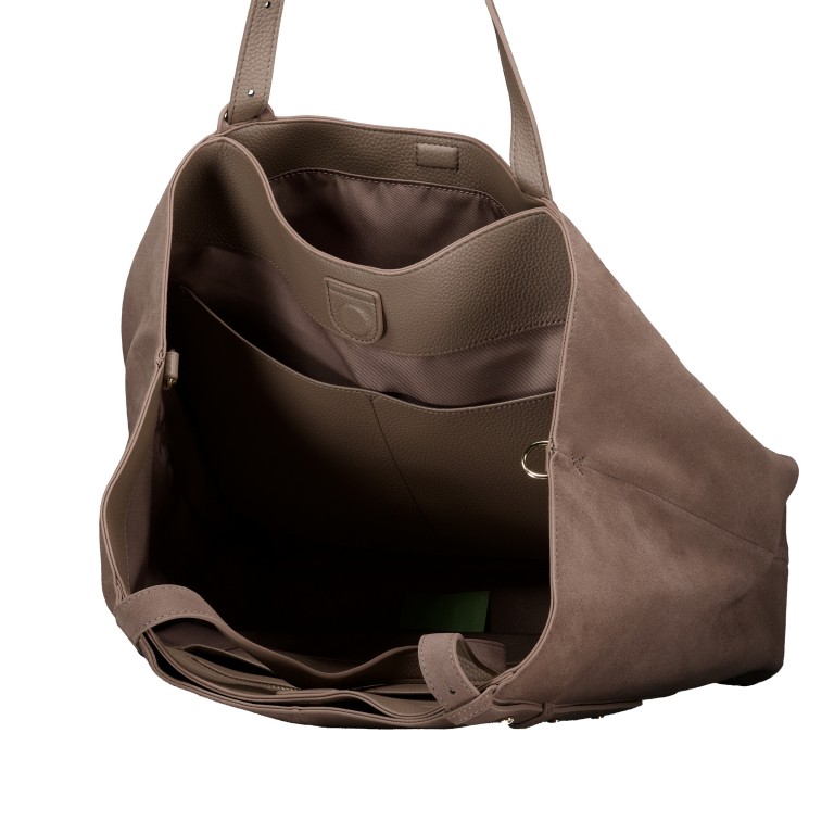 Shopper Pretty Wonder Suede Mocha, Farbe: taupe/khaki, Marke: Hey Marly, EAN: 4262484658382, Abmessungen in cm: 35.5x32x17, Bild 8 von 8