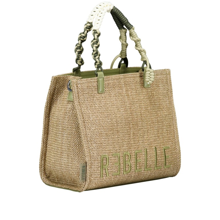 Handtasche Safari Poppy Cactus, Farbe: grün/oliv, Marke: Rebelle, EAN: 8058189297874, Abmessungen in cm: 27x23.5x13.5, Bild 2 von 7