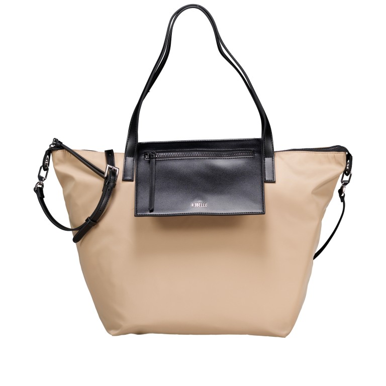 Shopper Minimal Noa Big Sand, Farbe: beige, Marke: Rebelle, EAN: 8058189302172, Abmessungen in cm: 50x33x23, Bild 1 von 8
