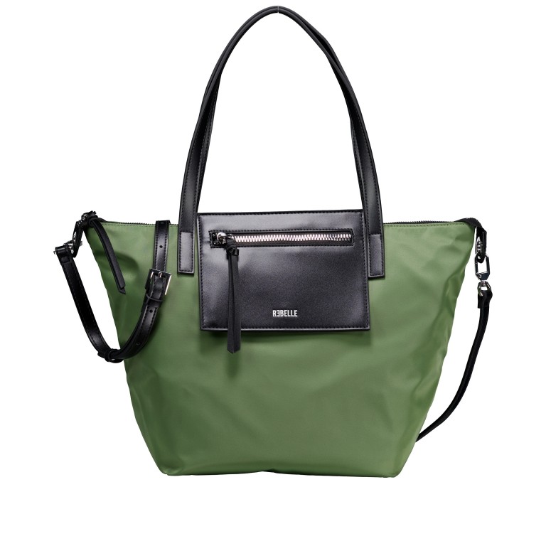 Shopper Minimal Noa Olive, Farbe: grün/oliv, Marke: Rebelle, EAN: 8058189302271, Abmessungen in cm: 42x28x20, Bild 1 von 8