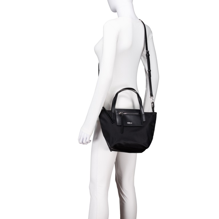Handtasche Minimal Noa Small Black, Farbe: schwarz, Marke: Rebelle, EAN: 8058189302318, Abmessungen in cm: 19x22x15.5, Bild 7 von 8