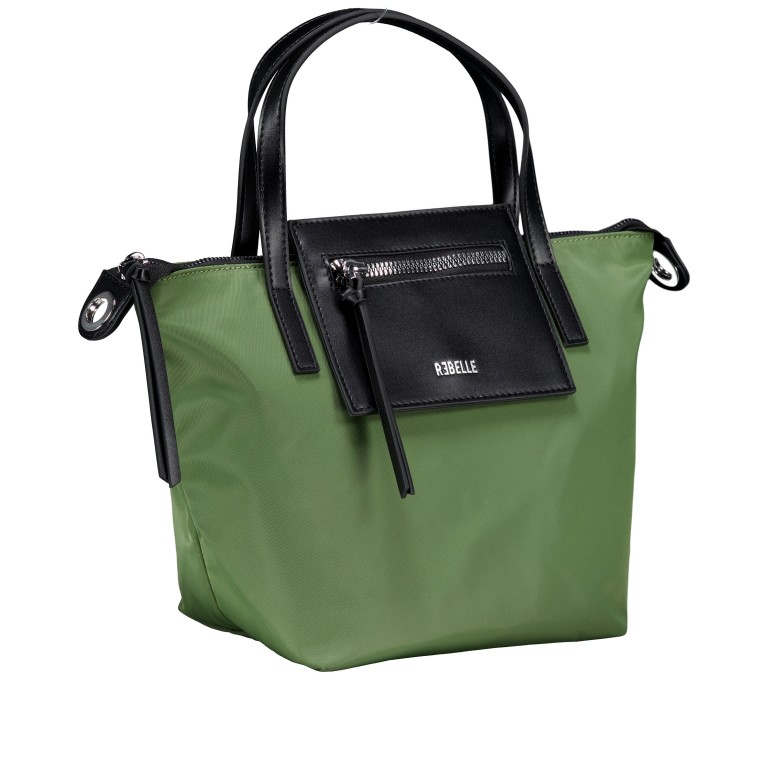 Handtasche Minimal Noa Small Olive, Farbe: grün/oliv, Marke: Rebelle, EAN: 8058189302356, Abmessungen in cm: 19x22x15.5, Bild 2 von 8