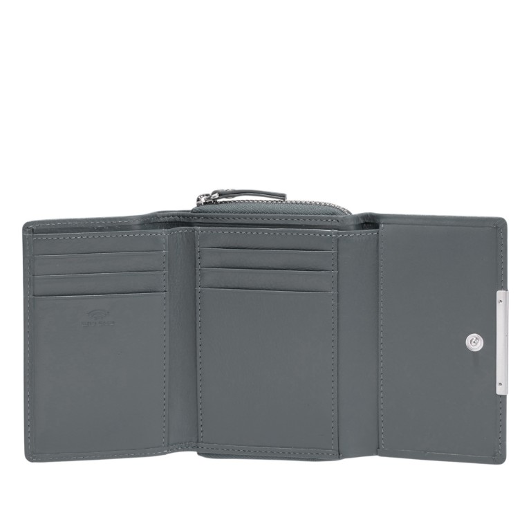 Geldbörse Belg Dagrete mit RFID-Schutz Light Grey, Farbe: grau, Marke: Maitre, EAN: 4048835287810, Abmessungen in cm: 12x9x2.5, Bild 4 von 5