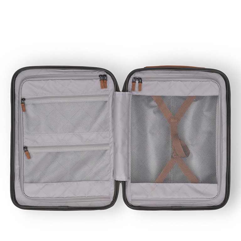 Koffer Zuna Cabin+ Urban Graphite, Farbe: anthrazit, Marke: The Chesterfield Brand, EAN: 8719241127149, Abmessungen in cm: 36x55x22, Bild 6 von 11