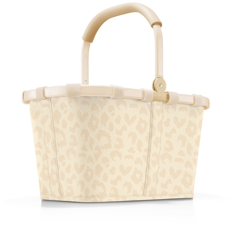 Einkaufskorb Carrybag Frame Leo Vanilla, Farbe: beige, Marke: Reisenthel, EAN: 4012013748820, Abmessungen in cm: 48x49x28, Bild 1 von 6