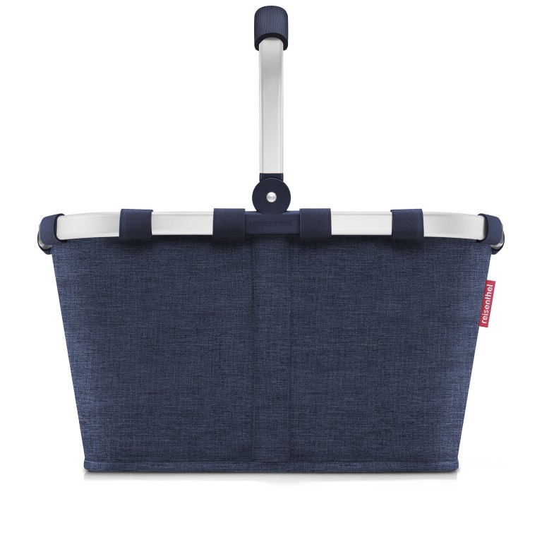 Einkaufskorb Carrybag Twist Navy, Farbe: blau/petrol, Marke: Reisenthel, EAN: 4012013747557, Abmessungen in cm: 48x29x28, Bild 2 von 5