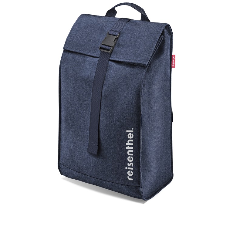 Einkaufsroller Citycruiser Set aus Rack und Rolltop-Tasche Twist Navy, Farbe: blau/petrol, Marke: Reisenthel, EAN: 4012013747656, Abmessungen in cm: 47.5x105.5x39, Bild 3 von 4