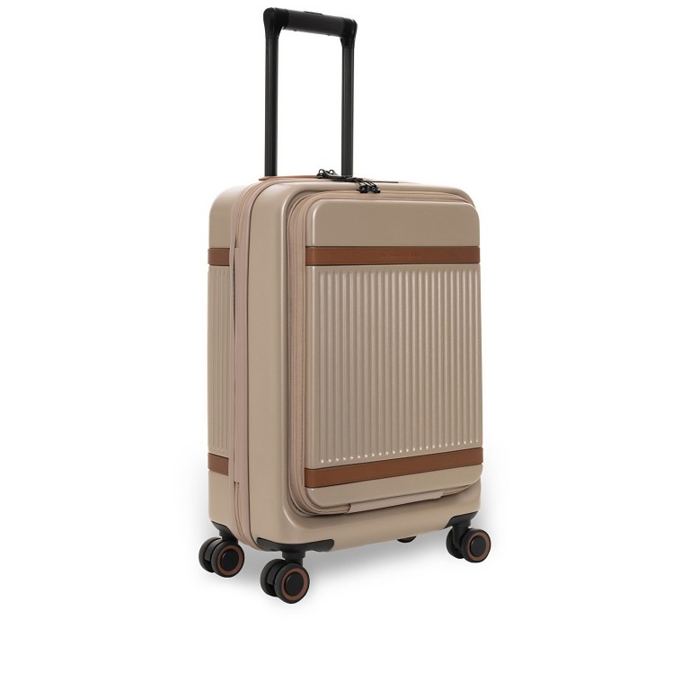 Koffer Zuna Cabin+ Champagne, Farbe: braun, Marke: The Chesterfield Brand, EAN: 8719241127163, Abmessungen in cm: 36x55x22, Bild 2 von 11