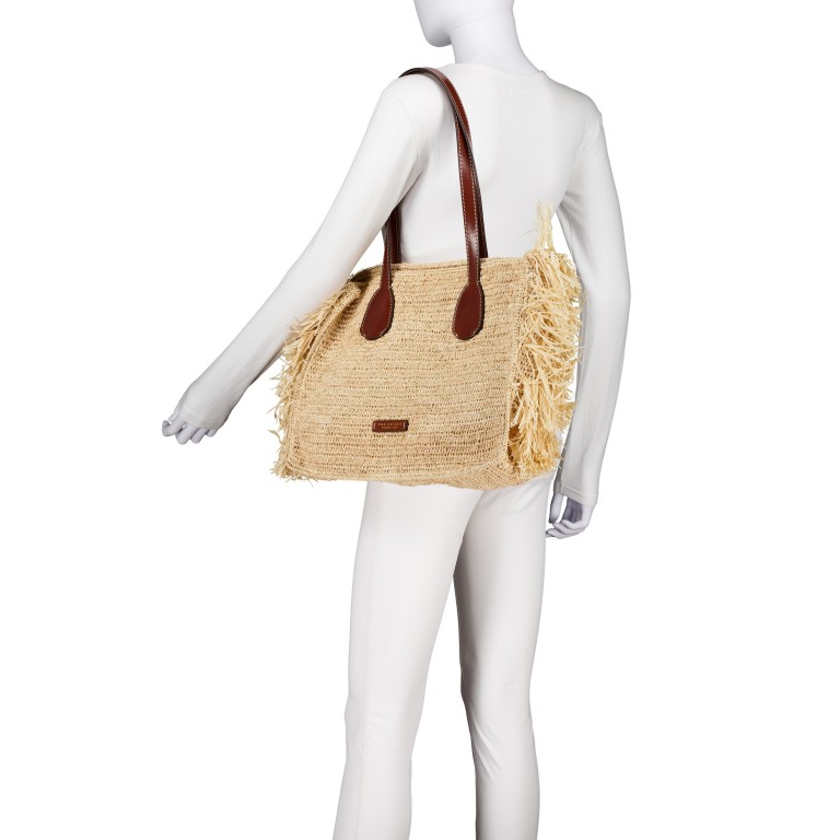 Shopper Marrone, Farbe: cognac, Marke: The Bridge, EAN: 8033748591273, Abmessungen in cm: 39x28x11, Bild 4 von 5