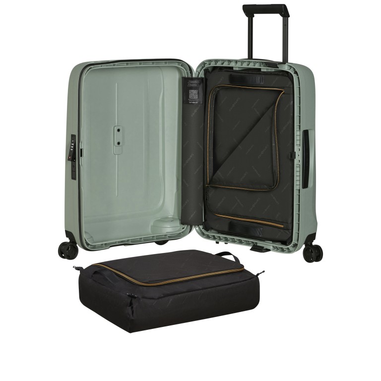 Koffer Essens Spinner 55 IATA-Maß Sage, Farbe: grün/oliv, Marke: Samsonite, EAN: 5400520379177, Abmessungen in cm: 40x55x20, Bild 9 von 17