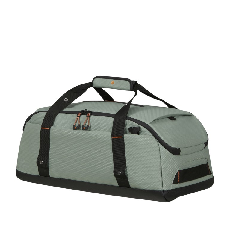 Reisetasche Ecodiver Duffle S auch als Rucksack nutzbar Light Sage, Farbe: grün/oliv, Marke: Samsonite, EAN: 5400520377456, Abmessungen in cm: 31x55x24, Bild 1 von 11