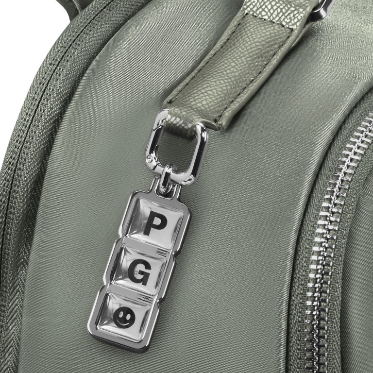 Rucksack Karissa Evo Round Backpack mit Laptopfach 15.6 Zoll Sage, Farbe: grün/oliv, Marke: Samsonite, EAN: 5400520388391, Abmessungen in cm: 28.5x41x14.5, Bild 13 von 15