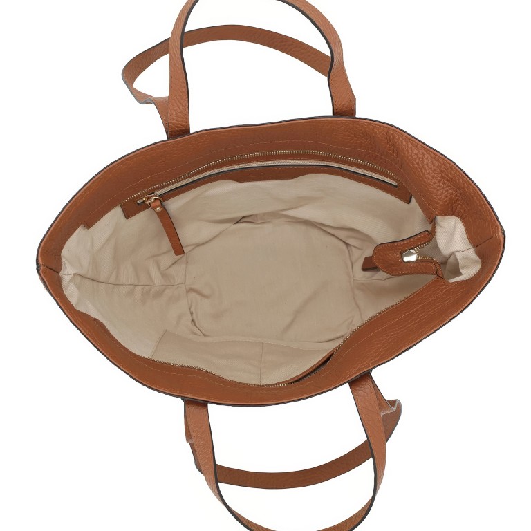 Shopper Cosmo M Raffia Caramel Cognac, Farbe: cognac, Marke: Abro, EAN: 4067278856070, Abmessungen in cm: 44x23x13.5, Bild 7 von 7
