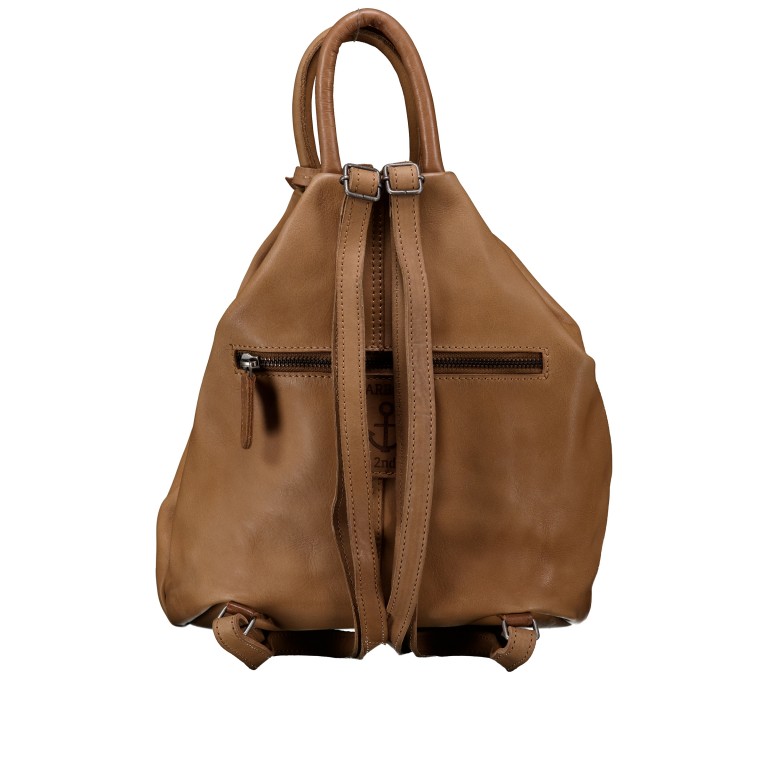 Rucksack Urban-Poets Xander UP-13340 Spicy Ginger, Farbe: cognac, Marke: Harbour 2nd, EAN: 4046478085459, Abmessungen in cm: 22x28x10.5, Bild 3 von 5