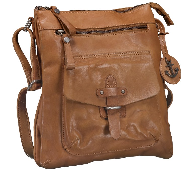 Umhängetasche Urban-Poets Casey UP-13117 Spicy Ginger, Farbe: cognac, Marke: Harbour 2nd, EAN: 4046478085190, Abmessungen in cm: 26.5x28.5x2, Bild 2 von 6