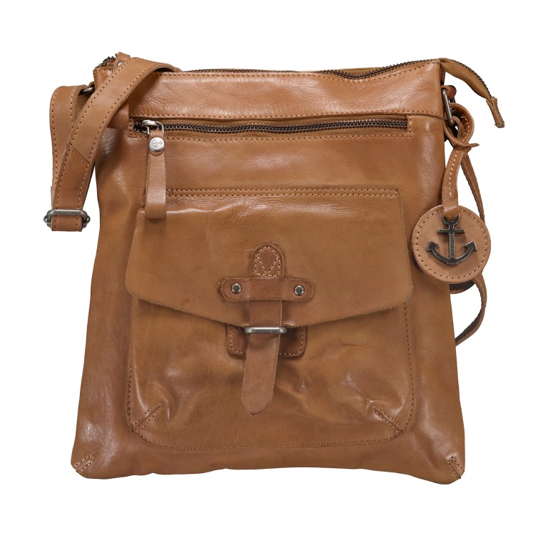 Umhängetasche Urban-Poets Casey UP-13117 Spicy Ginger, Farbe: cognac, Marke: Harbour 2nd, EAN: 4046478085190, Abmessungen in cm: 26.5x28.5x2, Bild 1 von 6