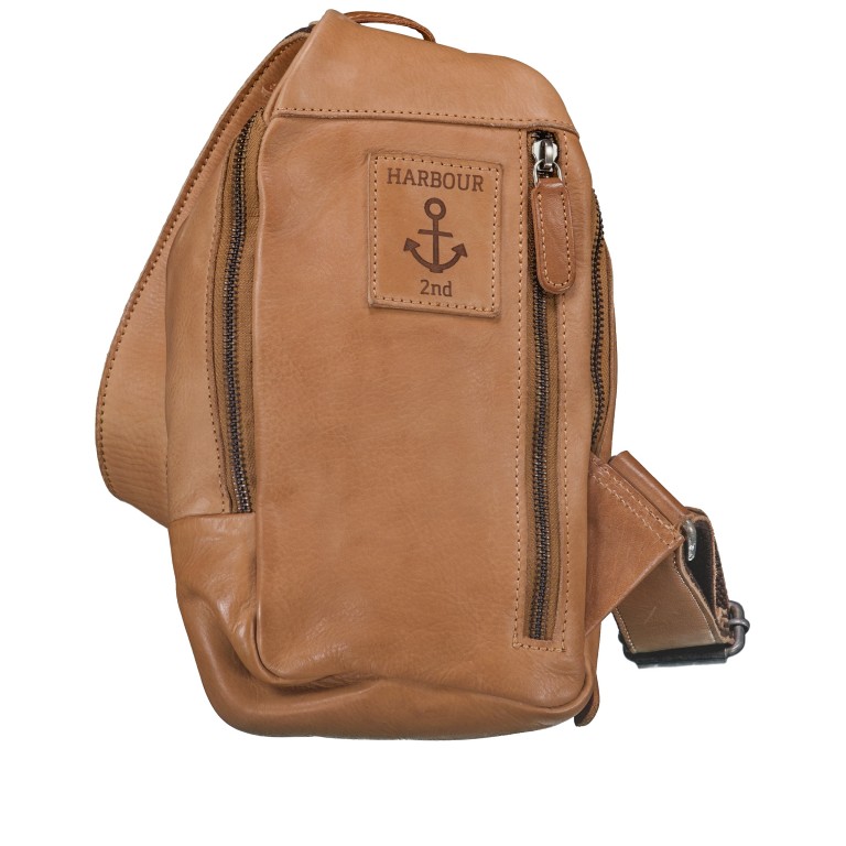 Umhängetasche Urban-Poets Sage UP-13125 Spicy Ginger, Farbe: cognac, Marke: Harbour 2nd, EAN: 4046478085244, Abmessungen in cm: 13x24x5, Bild 3 von 5