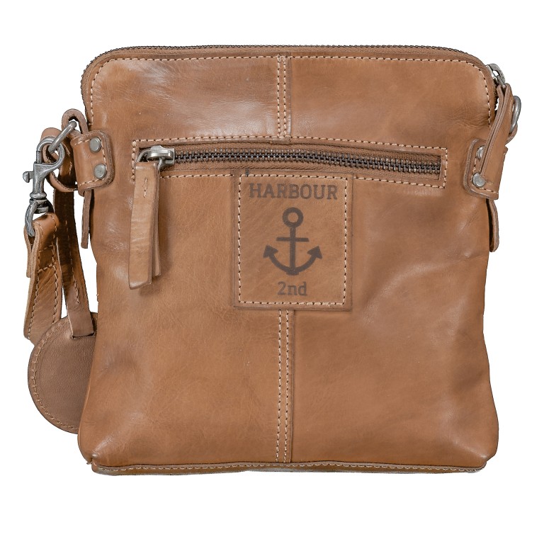 Umhängetasche Anchor-Love Taliza 2 B3-5775-2 Spicy Ginger, Farbe: cognac, Marke: Harbour 2nd, EAN: 4046478086265, Abmessungen in cm: 20.5x20.5x1.5, Bild 3 von 6