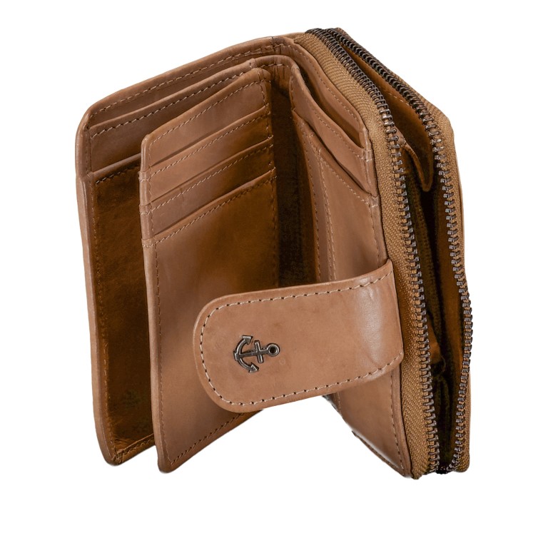 Geldbörse Anchor-Love Isidora B3.1543 Spicy Ginger, Farbe: cognac, Marke: Harbour 2nd, EAN: 4046478086371, Abmessungen in cm: 12x9.5x3, Bild 5 von 6