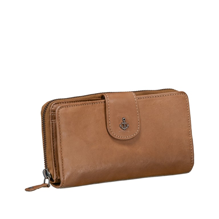 Geldbörse Anchor-Love Felina SL-14039 Spicy Ginger, Farbe: cognac, Marke: Harbour 2nd, EAN: 4046478086579, Abmessungen in cm: 18.5x10.5x3, Bild 2 von 5