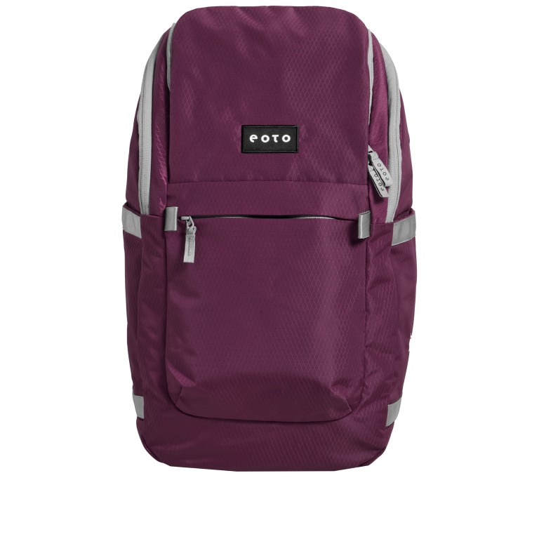 Rucksack Easy27 Weinrot, Farbe: rot/weinrot, Marke: Eoto, EAN: 4047443546524, Abmessungen in cm: 35x52x19, Bild 1 von 8