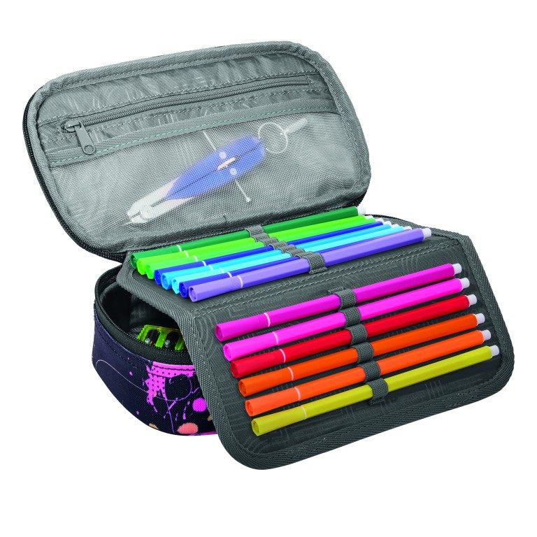 Federmäppchen Colour Drift, Farbe: blau/petrol, Marke: Coocazoo, EAN: 4047443544339, Abmessungen in cm: 24x11x6, Bild 2 von 3