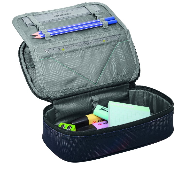 Federmäppchen Rainbow Illusion, Farbe: grau, Marke: Coocazoo, EAN: 4047443544681, Abmessungen in cm: 24x11x6, Bild 3 von 3