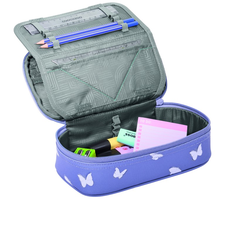 Federmäppchen Special Edition Reflective Wings, Farbe: flieder/lila, Marke: Coocazoo, EAN: 4047443544346, Abmessungen in cm: 24x11x6, Bild 3 von 4