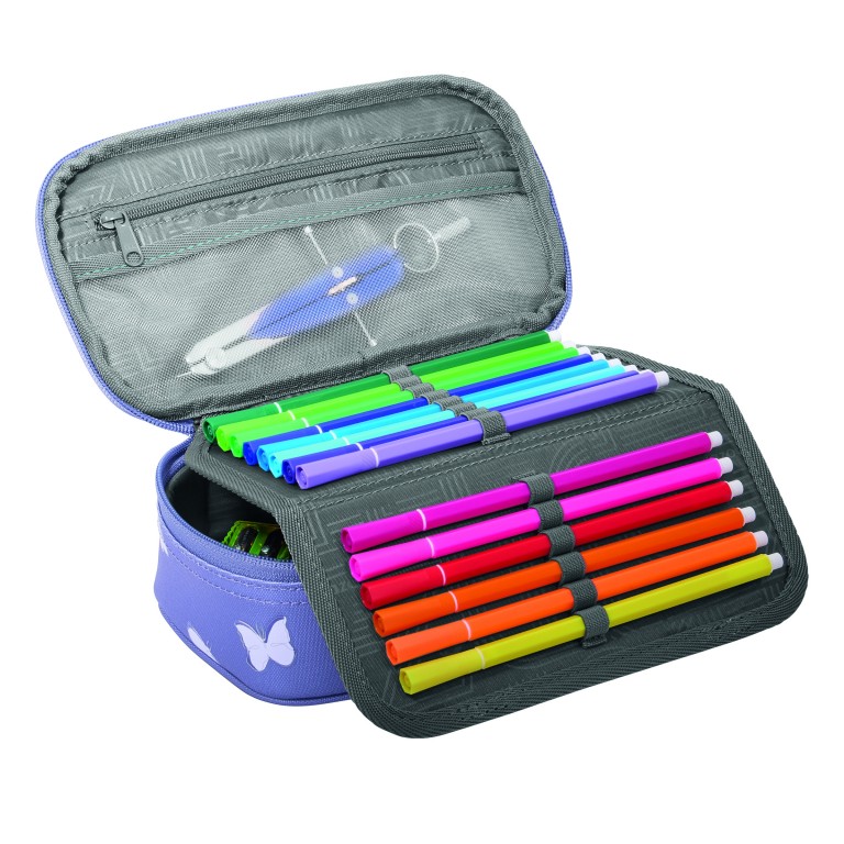 Federmäppchen Special Edition Reflective Wings, Farbe: flieder/lila, Marke: Coocazoo, EAN: 4047443544346, Abmessungen in cm: 24x11x6, Bild 2 von 4