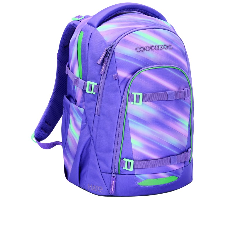 Rucksack Mate Modell 2026 30 Liter Arctic Lights, Farbe: flieder/lila, Marke: Coocazoo, EAN: 4047443544070, Abmessungen in cm: 30x44x23, Bild 2 von 9