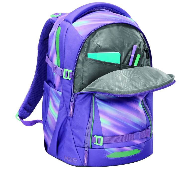 Rucksack Mate Modell 2026 30 Liter Arctic Lights, Farbe: flieder/lila, Marke: Coocazoo, EAN: 4047443544070, Abmessungen in cm: 30x44x23, Bild 4 von 9