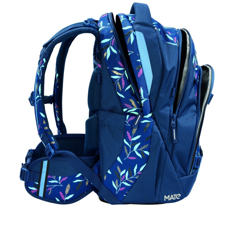 Rucksack Mate Modell 2026 30 Liter Boho Glam, Farbe: blau/petrol, Marke: Coocazoo, EAN: 4047443538710, Abmessungen in cm: 30x44x23, Bild 7 von 9