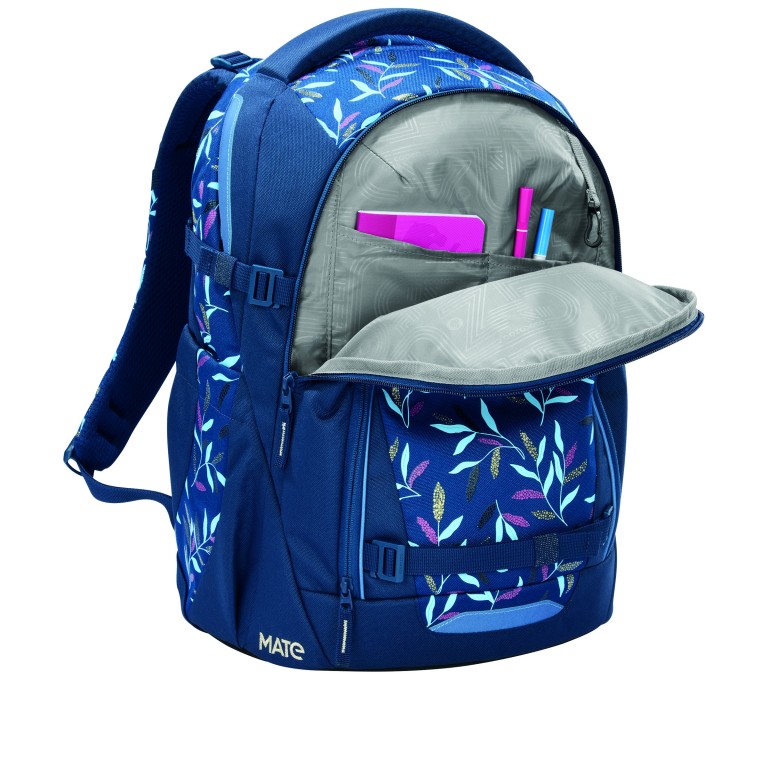 Rucksack Mate Modell 2026 30 Liter Boho Glam, Farbe: blau/petrol, Marke: Coocazoo, EAN: 4047443538710, Abmessungen in cm: 30x44x23, Bild 4 von 9