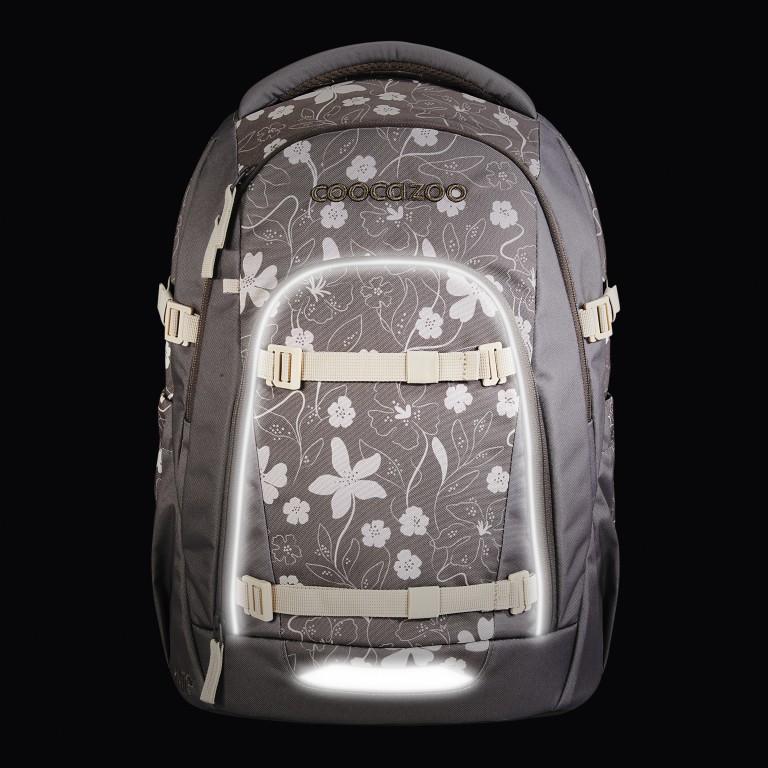 Rucksack Mate Modell 2026 30 Liter Vanilla Bloom, Farbe: grau, Marke: Coocazoo, EAN: 4047443544063, Abmessungen in cm: 30x44x23, Bild 9 von 9
