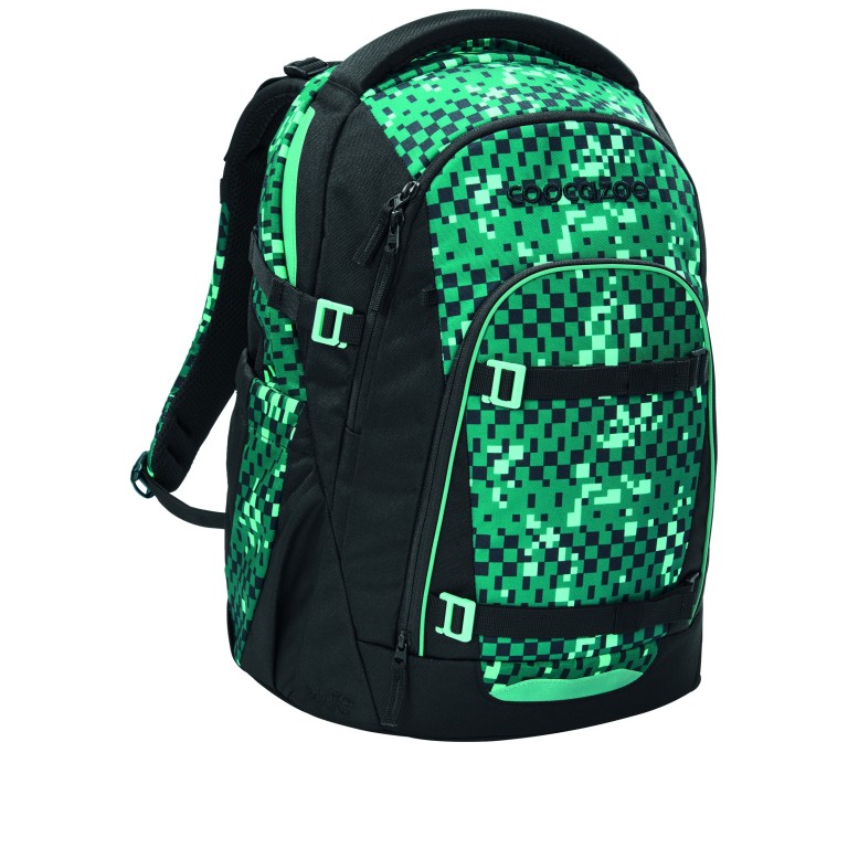 Rucksack Mate Modell 2026 30 Liter Pixel Blox, Farbe: grün/oliv, Marke: Coocazoo, EAN: 4047443538727, Abmessungen in cm: 30x44x23, Bild 2 von 9