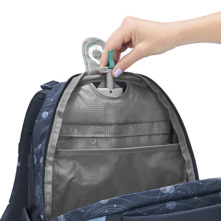 Rucksack Mate Modell 2026 30 Liter Blue Orbit, Farbe: blau/petrol, Marke: Coocazoo, EAN: 4047443544117, Abmessungen in cm: 30x44x23, Bild 6 von 9