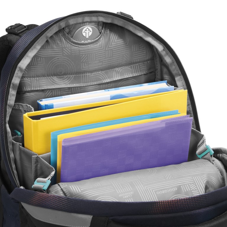 Rucksack Mate Modell 2026 30 Liter Rainbow Illusion, Farbe: grau, Marke: Coocazoo, EAN: 4047443544124, Abmessungen in cm: 30x44x23, Bild 5 von 9