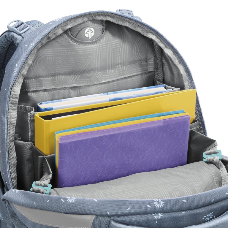 Rucksack Mate Modell 2026 30 Liter Bloomy Daisy, Farbe: grau, Marke: Coocazoo, EAN: 4047443540348, Abmessungen in cm: 30x44x23, Bild 5 von 9