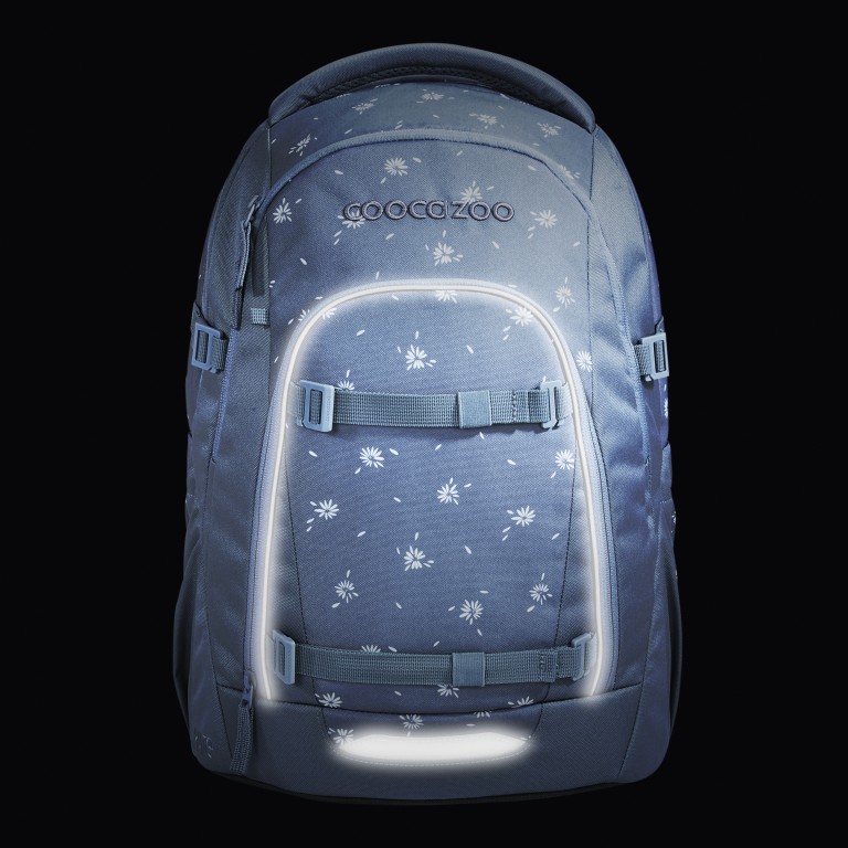 Rucksack Mate Modell 2026 30 Liter Bloomy Daisy, Farbe: grau, Marke: Coocazoo, EAN: 4047443540348, Abmessungen in cm: 30x44x23, Bild 9 von 9