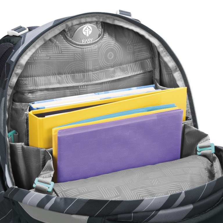 Rucksack Mate Modell 2026 30 Liter Dark Race, Farbe: anthrazit, Marke: Coocazoo, EAN: 4047443544155, Abmessungen in cm: 30x44x23, Bild 5 von 9