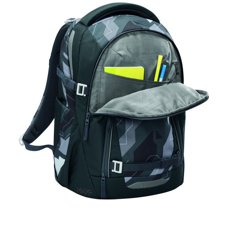 Rucksack Mate Modell 2026 30 Liter Dark Race, Farbe: anthrazit, Marke: Coocazoo, EAN: 4047443544155, Abmessungen in cm: 30x44x23, Bild 4 von 9