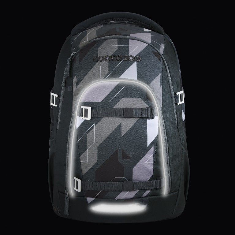 Rucksack Mate Modell 2026 30 Liter Dark Race, Farbe: anthrazit, Marke: Coocazoo, EAN: 4047443544155, Abmessungen in cm: 30x44x23, Bild 9 von 9